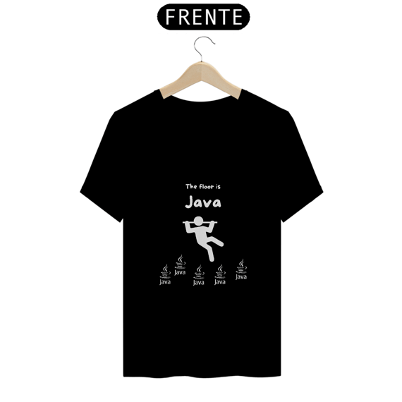 CAMISETA THE FLOOR IS JAVA 2