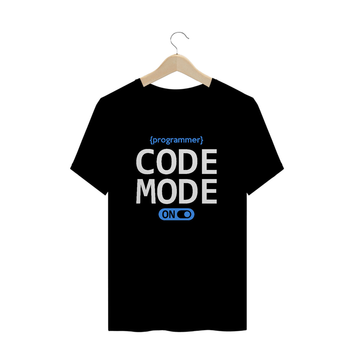 Nome do produto: CAMISETA CODE MODE ON PRETA