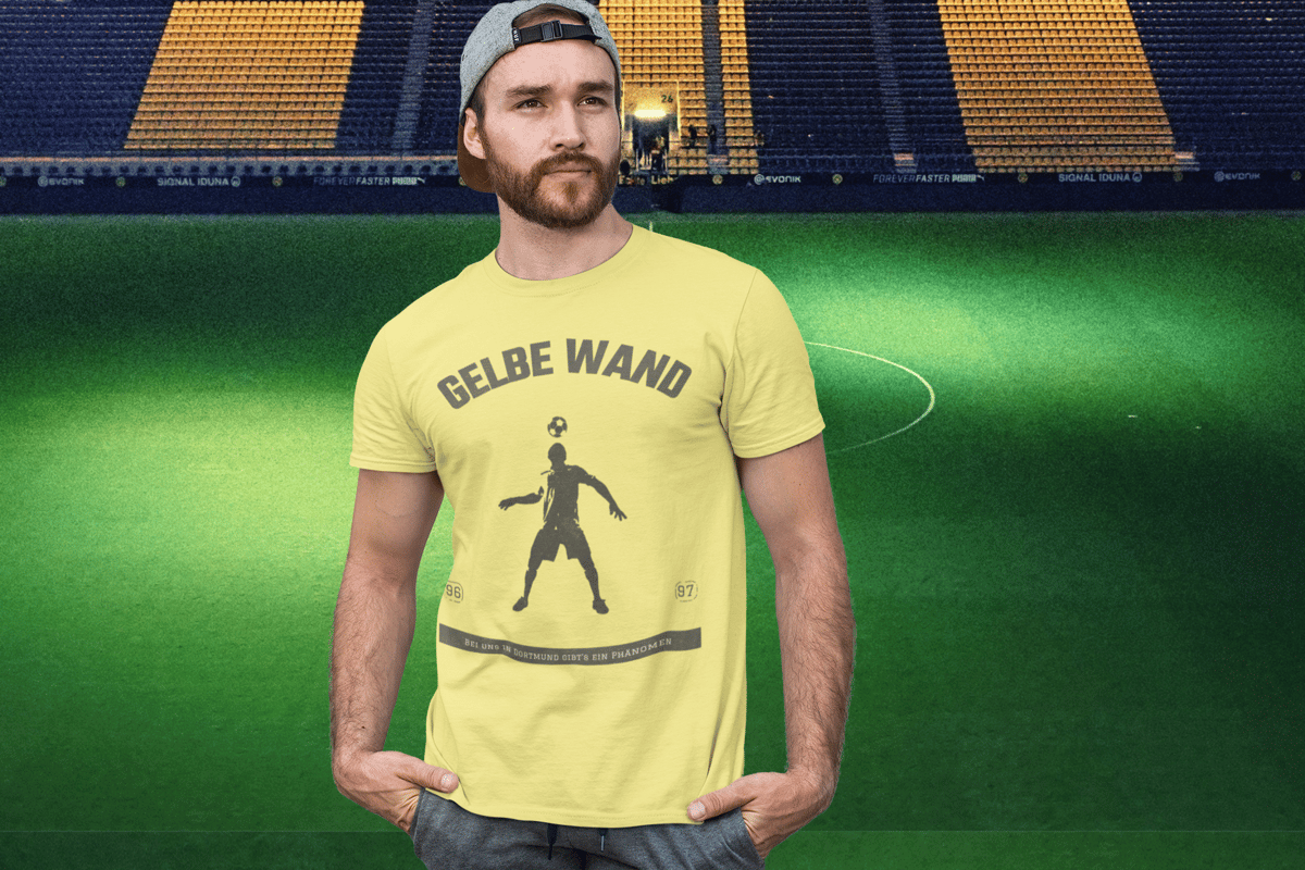 Nome do produto: CAMISETA ESTONADA AMARELA  GELBE WAND