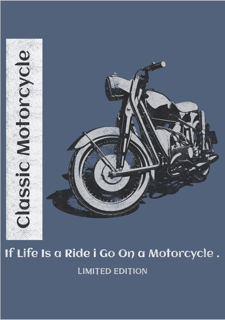 Nome do produto POSTER TAMANHO A 2  CLASSIC MOTORCYCLE