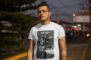 Nome do produto CAMISETA MASCULINA PRIME COLEÇÃO CALIFORNIA ROAD  HOT ROD