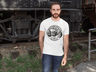 CAMISETA MASCULINA BRANCA PRIME  MOTORCYCLES  G★87