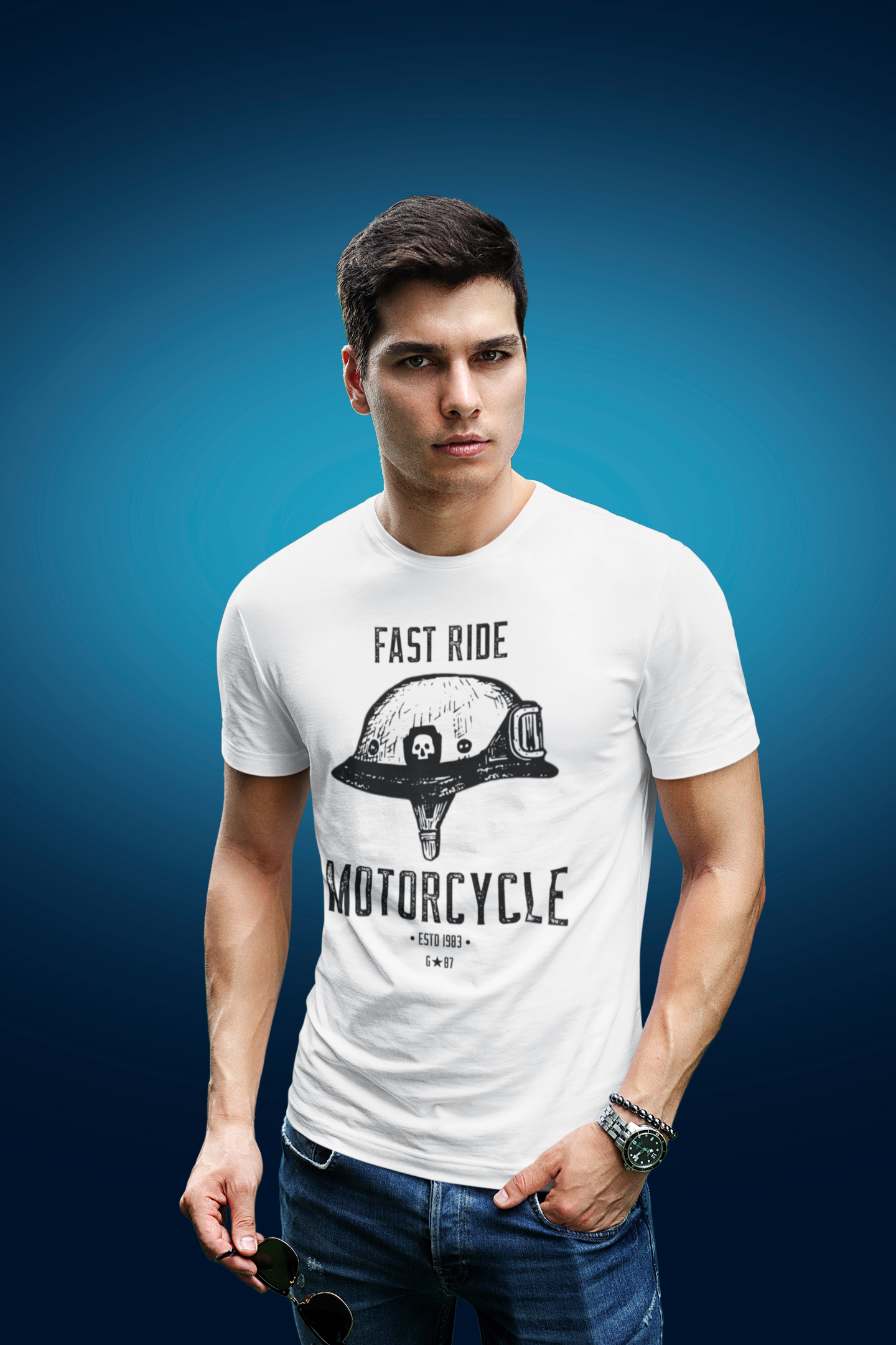 CAMISETA MASCULINA PRIME  FAST RIDE  G★87