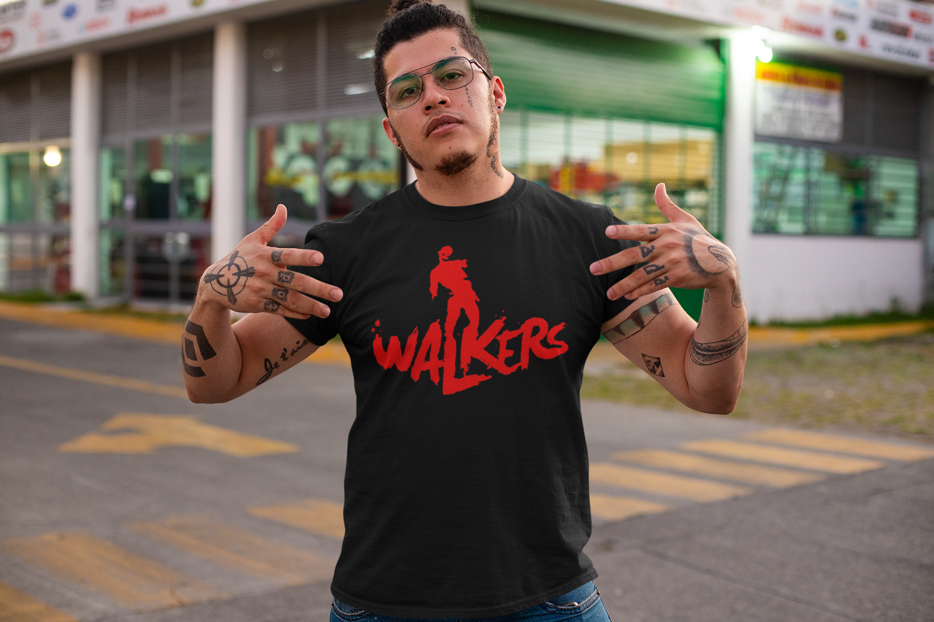 CAMISETA PRIME PRETA  WALKERS TWD