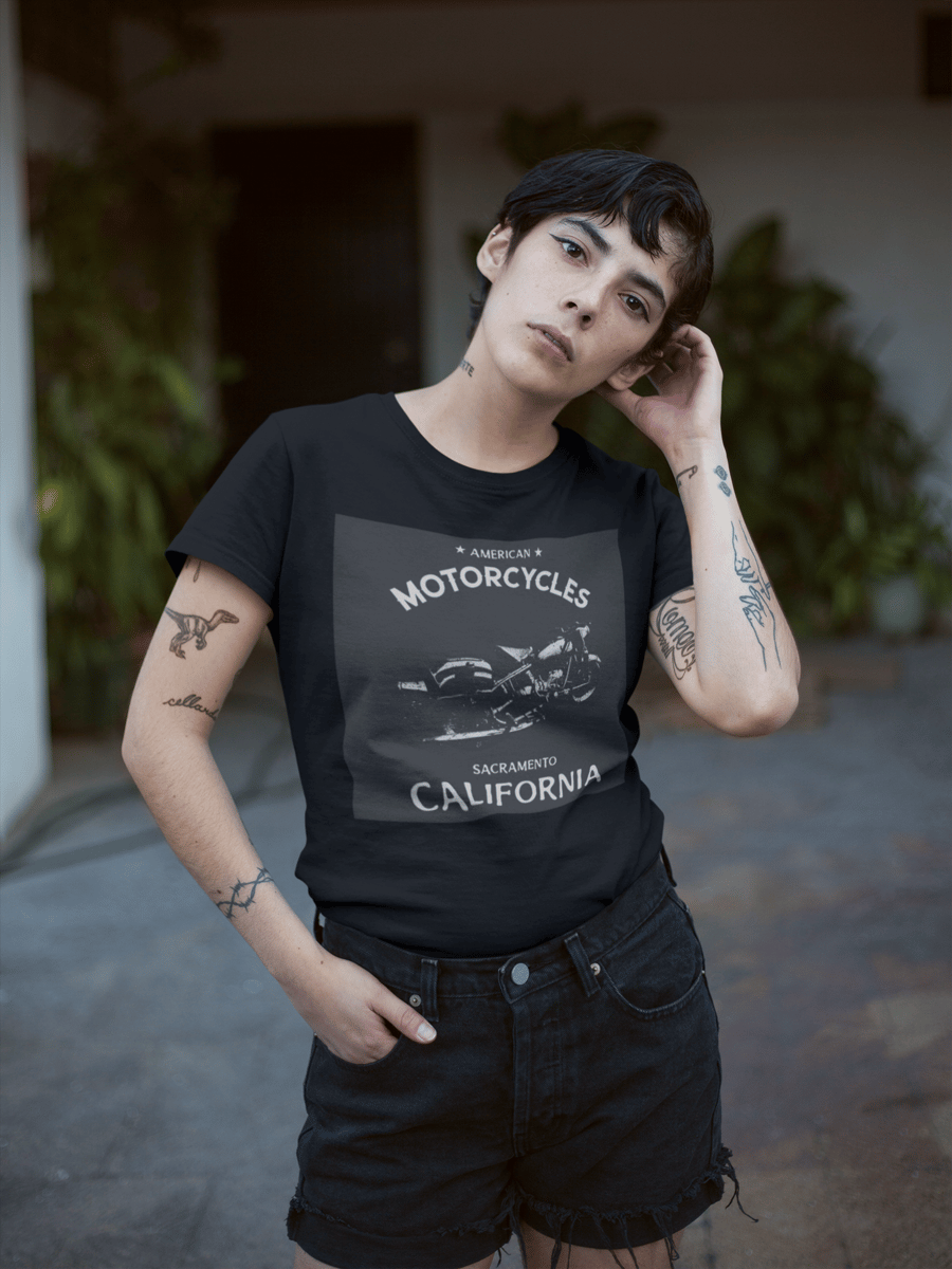 Nome do produto: BABY LONG FEMININA COLEÇÃO CALIFORNIA ROAD  AMERICAN MOTORCYCLES