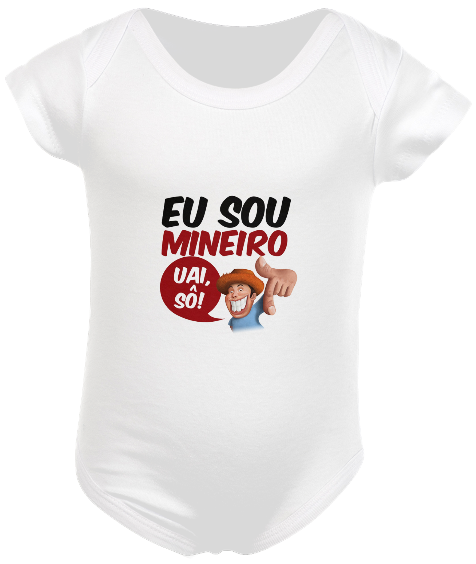 BODY INFANTIL EU SOU MINEIRO UAI, SÔ