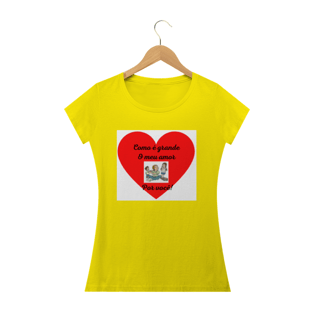 Nome do produtoCamiseta Grande coração