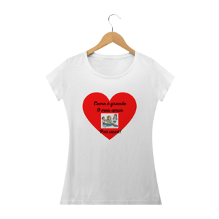 Nome do produtoCamiseta Grande coração
