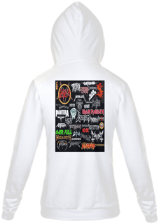Nome do produto Moletom com Zíper Unissex Lendas do Metal