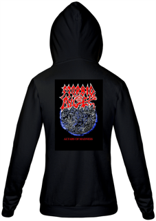 Nome do produto Moletom com Zíper Unissex Morbid Angel