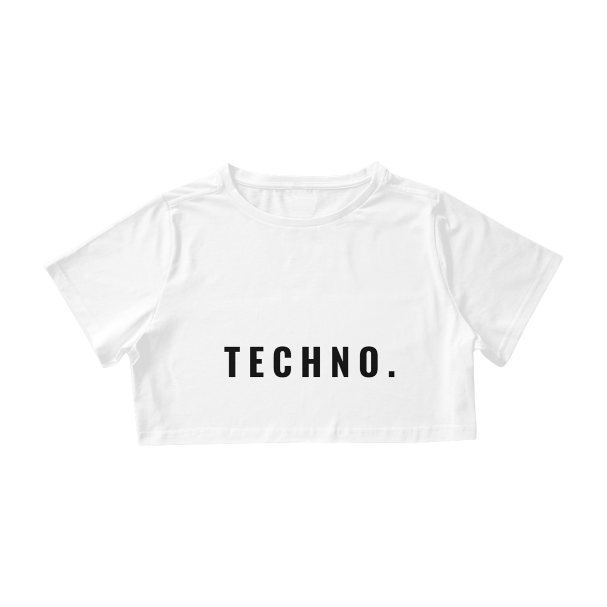 Nome do produto: Cropped Basic Techno Branco 