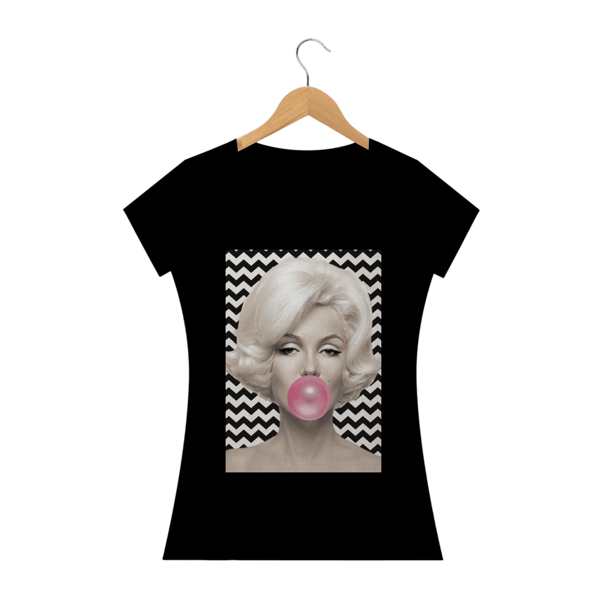 Nome do produto: Camiseta feminina Marylin Monroe