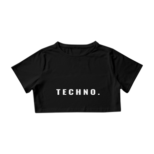 Nome do produtoCropped Basic Techno Preto