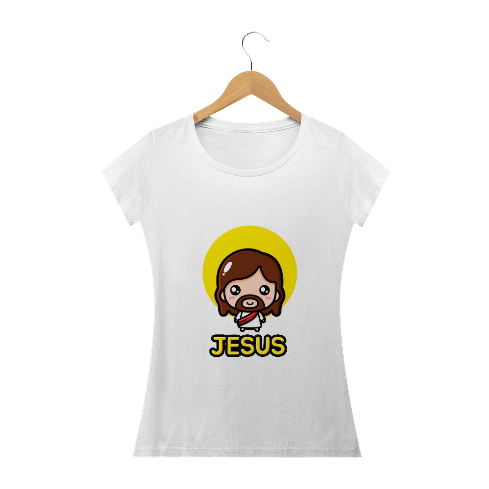 T-shirt baby loook - Cristo Fofo