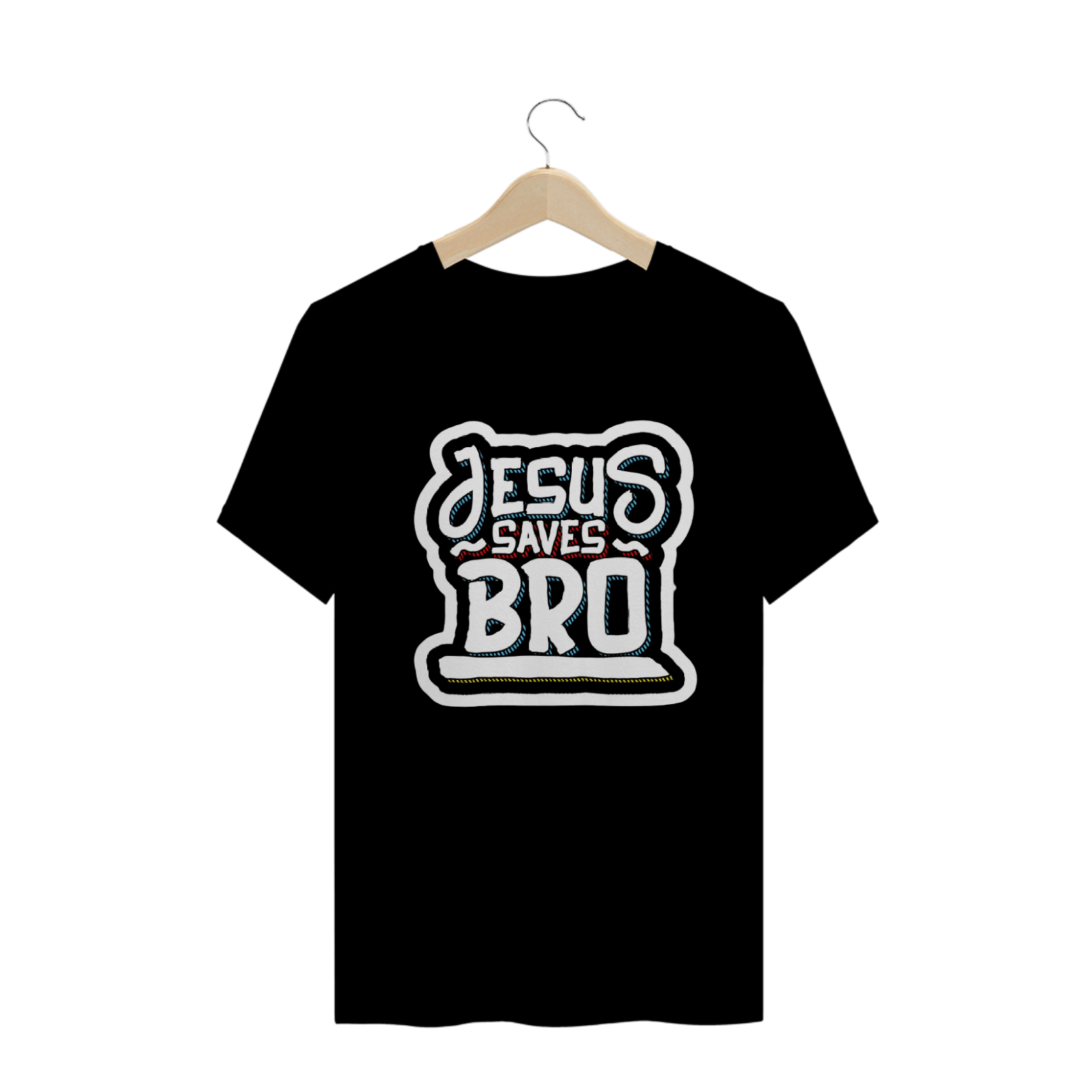 T-shirt Jesus saves bro - Grafite