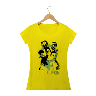 Nome do produto CAMISETA BRASIL FEMININO - JOGADORAS LENDÁRIAS