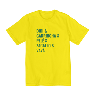 Nome do produto BRASIL 1958 - CAMISETA INFANTIL (2 A 8 ANOS)