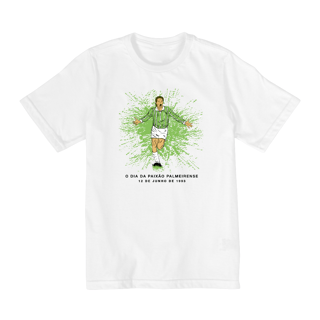 Nome do produto CAMISETA EVAIR 12 DE  JUNHO 1993 - Palmeiras (Infantil 2-8)