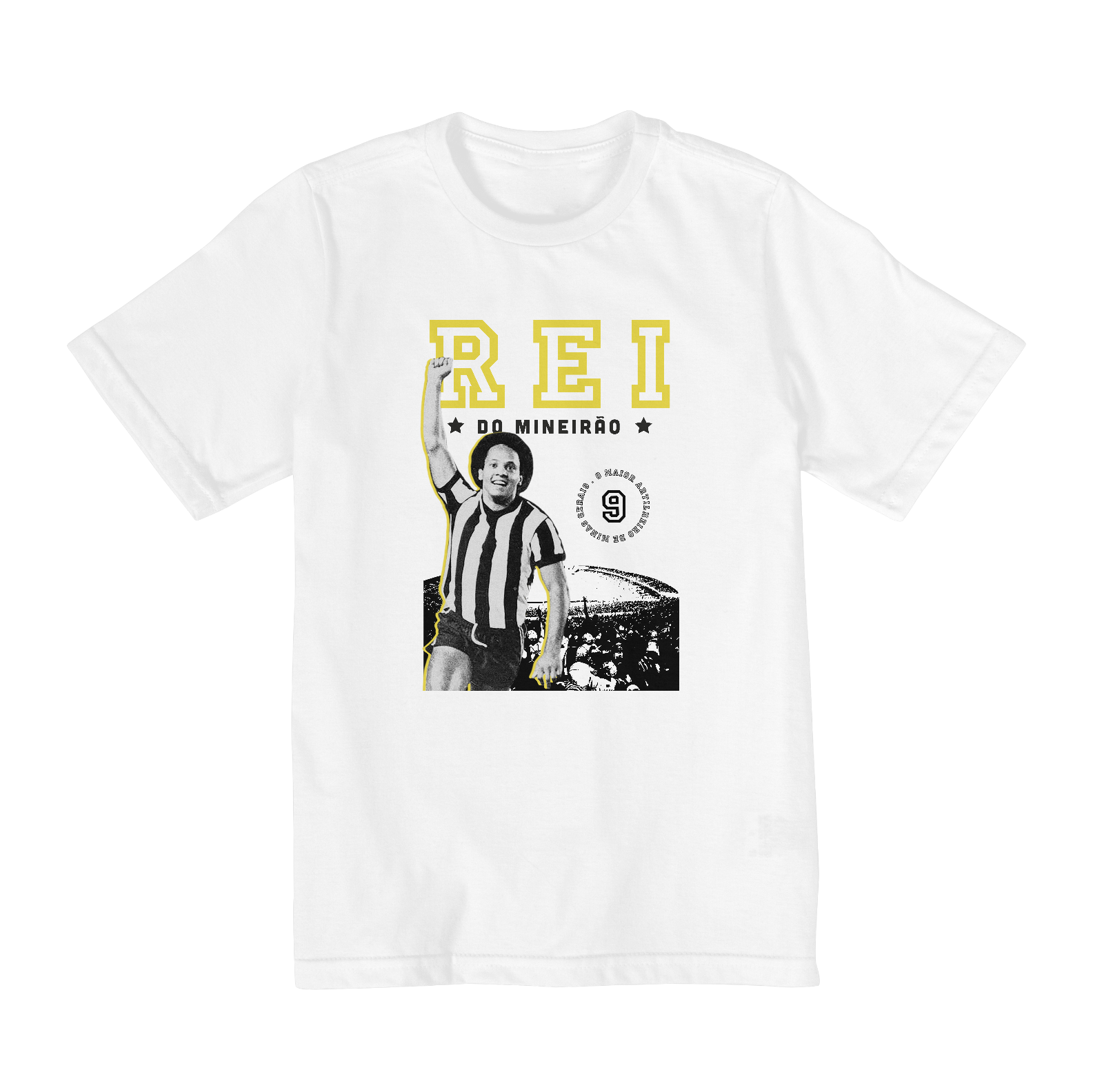 CAMISETA INFANTIL REI DO MINEIRÃO (2 A 8 ANOS)