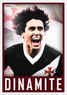 POSTER ROBERTO DINAMITE GOL - Vasco da Gama