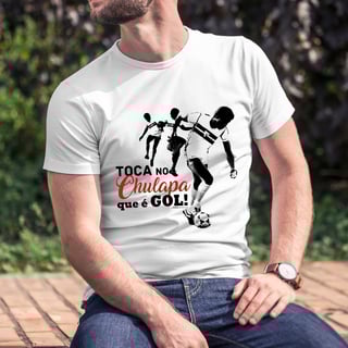 Nome do produto CAMISETA TOCA NO CHULAPA QUE É GOL! - São Paulo