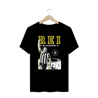 Nome do produto CAMISETA REI DO MINEIRÃO - Atlético MG (PLUS SIZE PRETA)