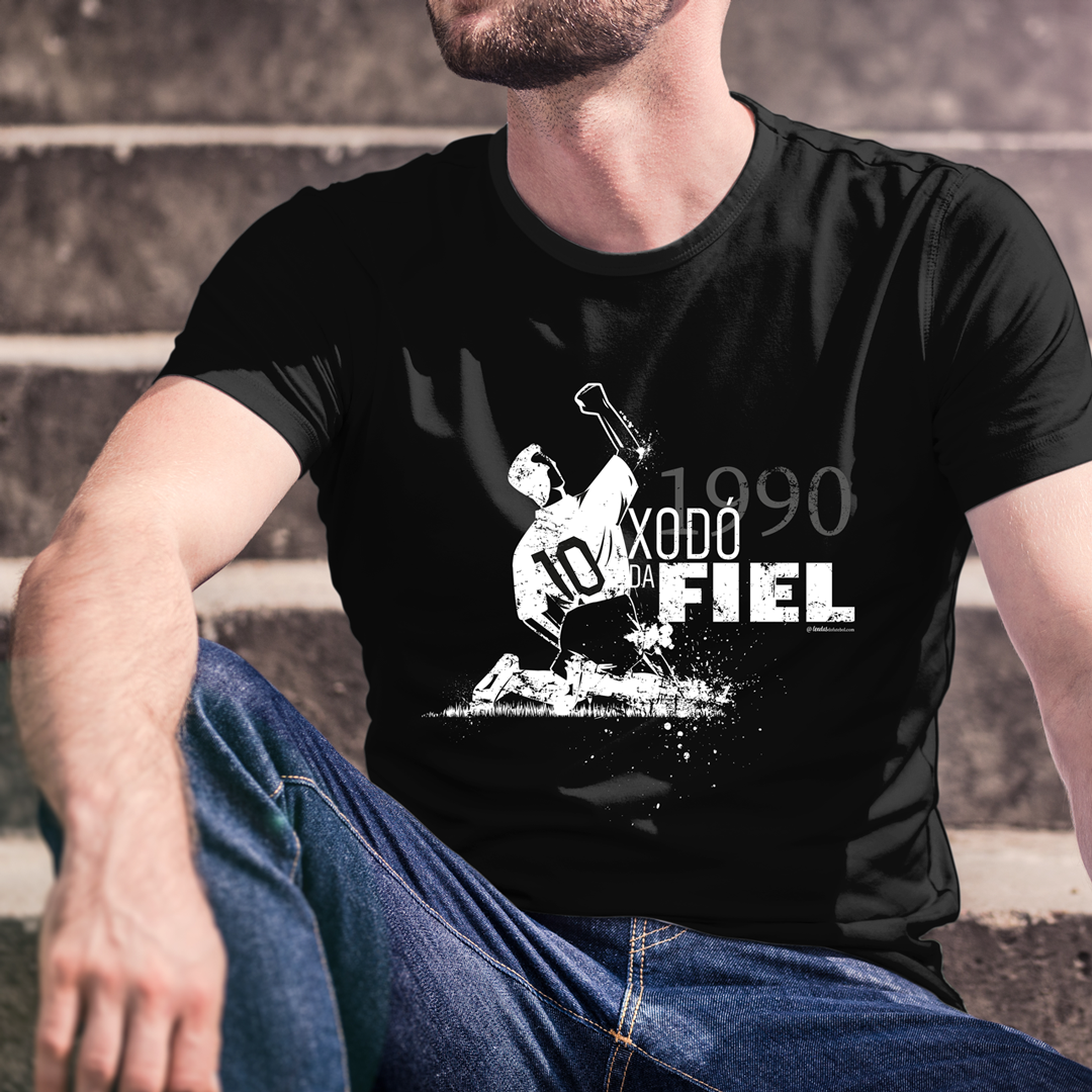 Nome do produto: CAMISETA PLUS SIZE XODO DA FIEL 1990 - Corinthians