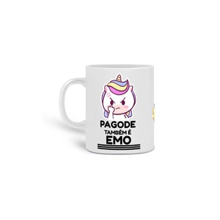 Nome do produto CANECA PAGODE TAMBÉM É EMO