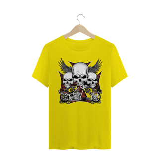 Nome do produto Caveiras - Camisa Caveira Moto