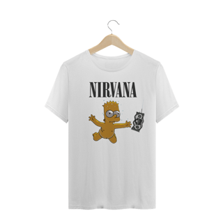 Nome do produto Bandas - Camisa Nirvana Bart