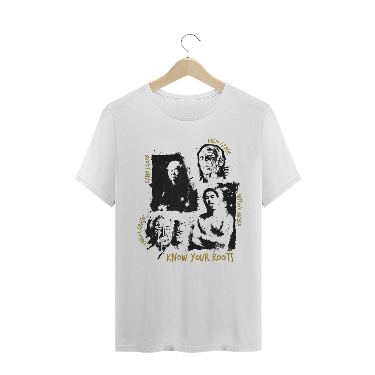 Nome do produto: Jiu-Jitsu - Camisa Mestres Raízes
