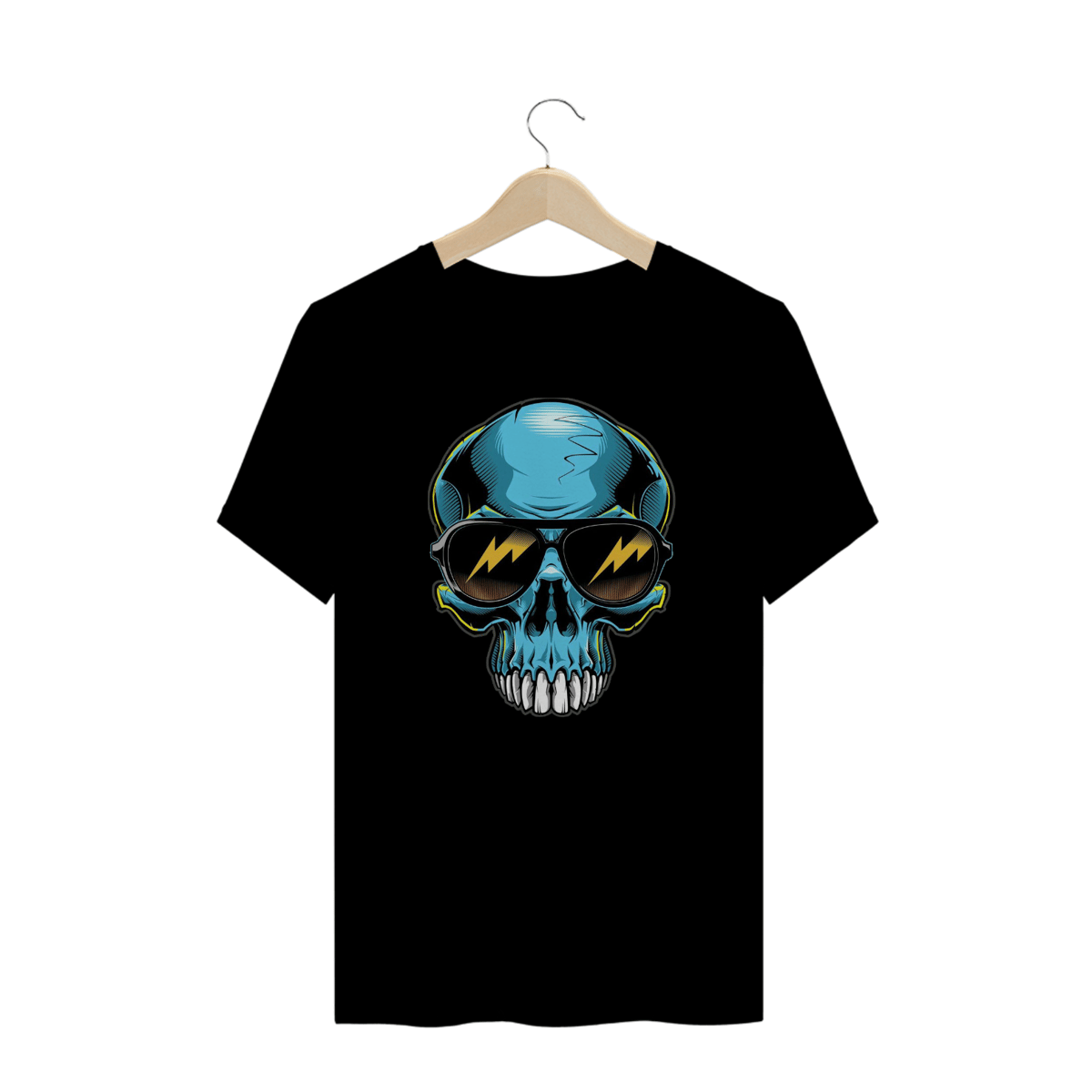 Nome do produto: Caveiras - Camisa Caveira Blue