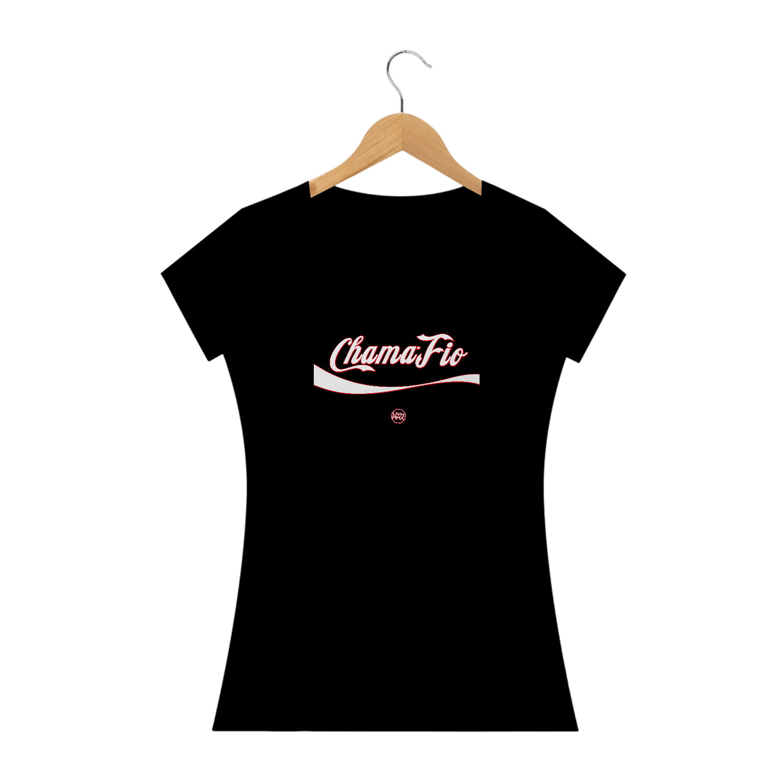 CAMISETA FEMININA CHAMA FIO (CORES ESCURAS)