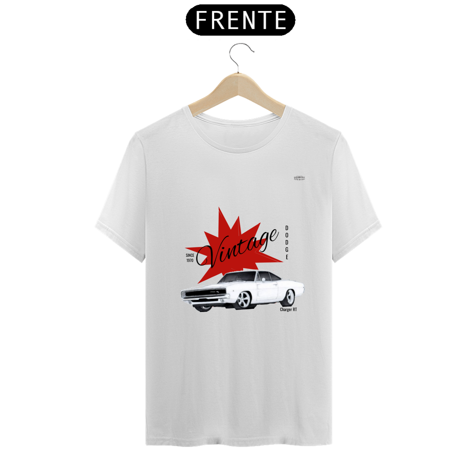 Camiseta ART Prime Masculina Dodge Charger RT 1970