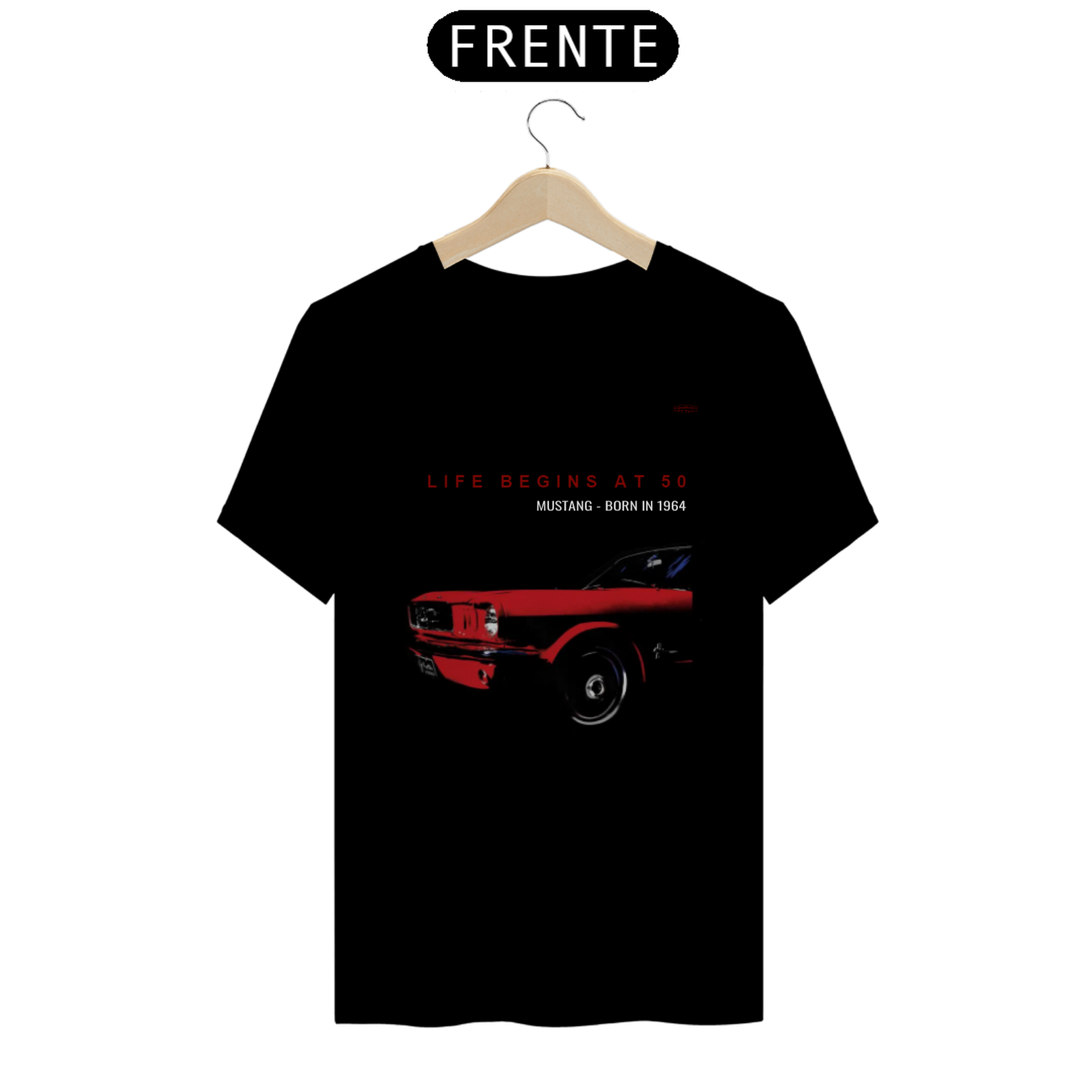 Camiseta ART Prime Masculina Ford Mustang 1964