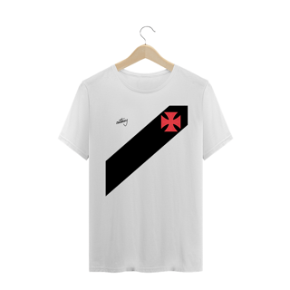 Camisa Vasco Branca Faixa Diagonal