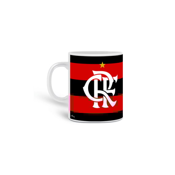 Caneca Flamengo Camisa 10 Titular Listrada