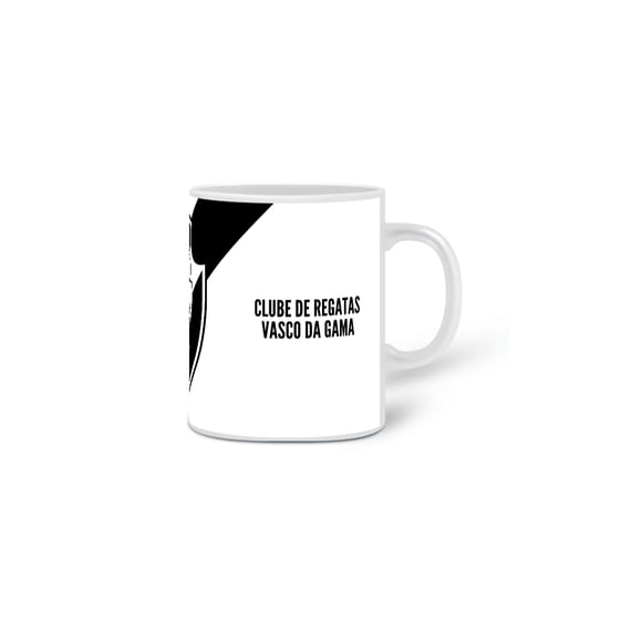 Caneca Branca Clube de Regatas Vasco da Gama
