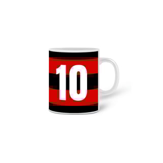 Nome do produto Caneca Flamengo Camisa 10 Titular Listrada