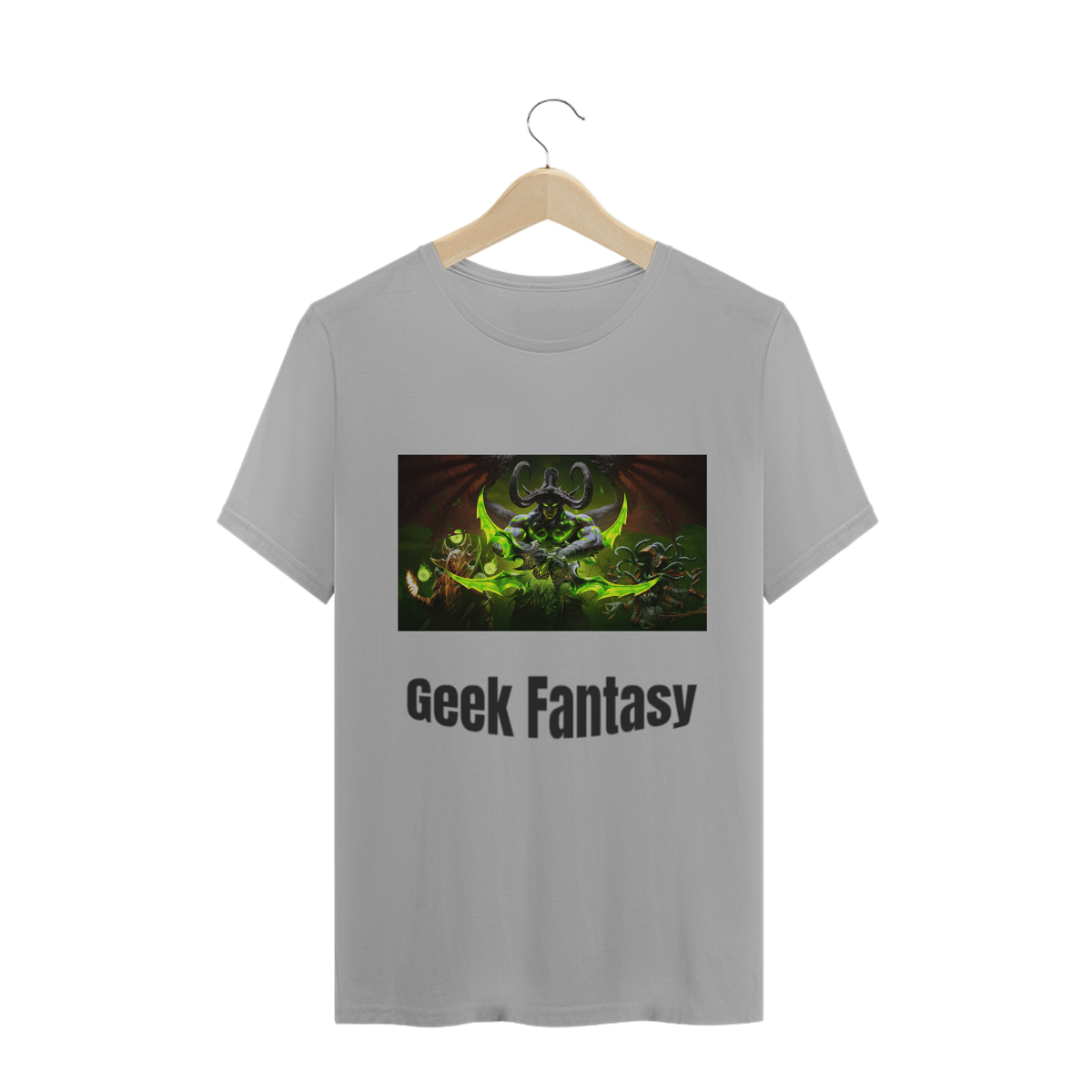 Nome do produto: Camiseta Geek Fantasy: Tema Jogos
