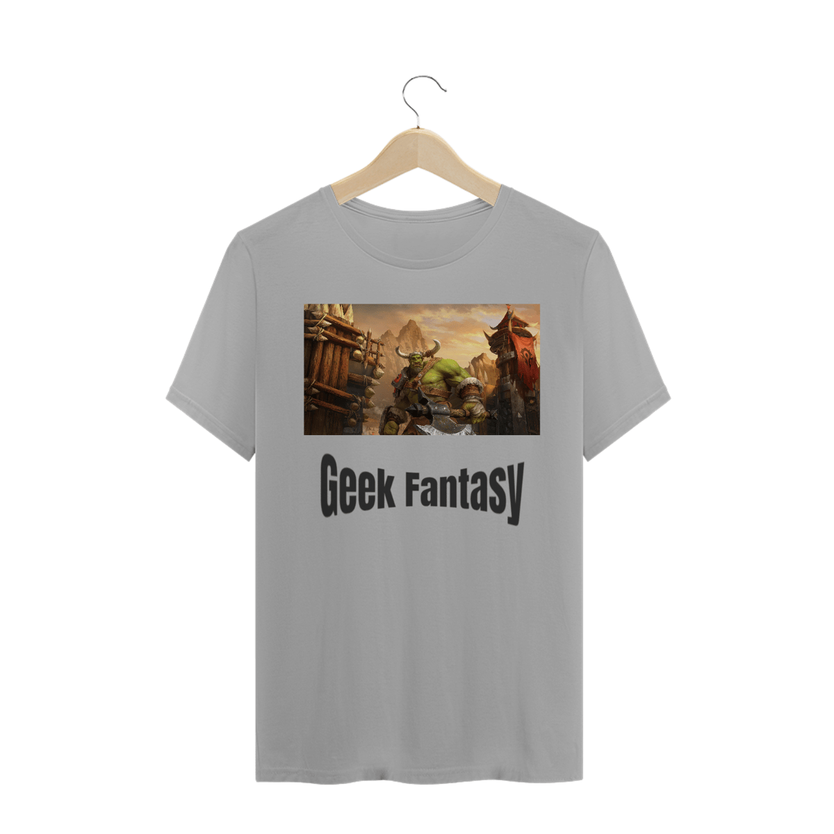 Nome do produto: Camiseta Geek Fantasy: Tema Jogos