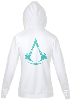 Nome do produto Moletom com zíper unissex - assassin's creed