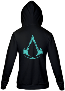 Nome do produto Moletom com zíper unissex - assassin's creed