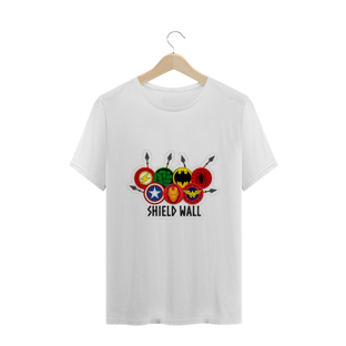 Nome do produtoCamiseta - Super Heróis Shield Wall