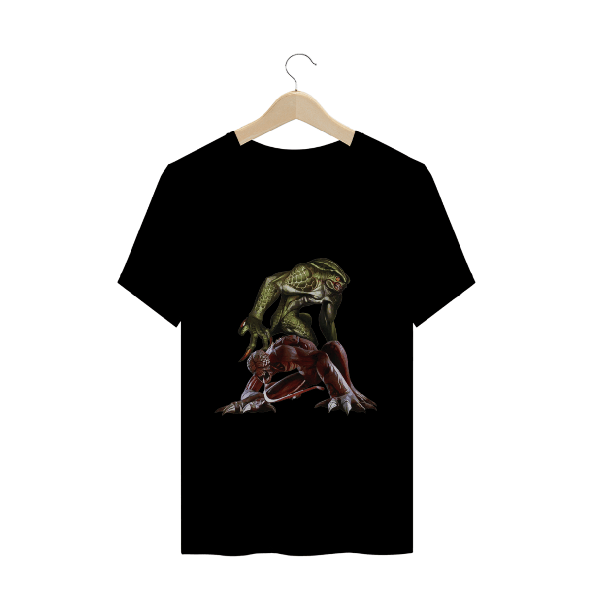 Nome do produto: Camiseta - Licker e Hunter - Resident Evil 