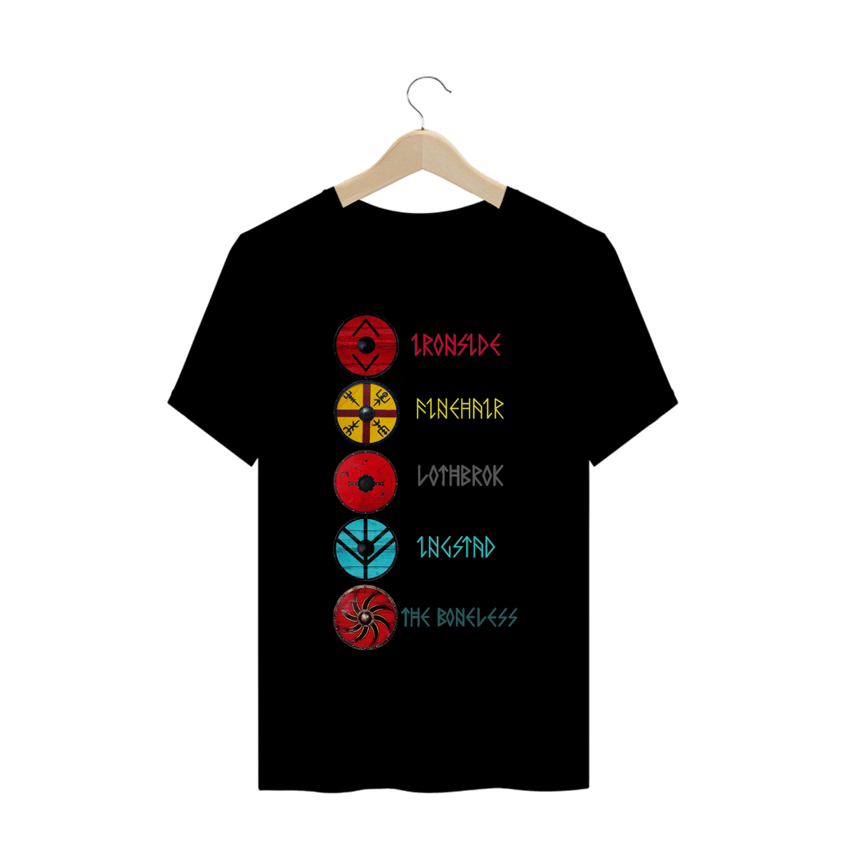 Nome do produto: Camiseta - Escudos Vikings