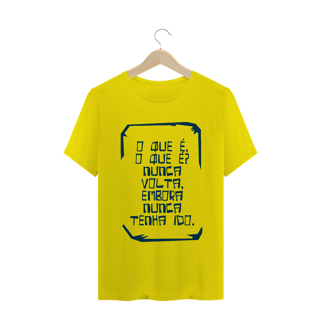 Nome do produto CAMISETA O Q É O Q É
