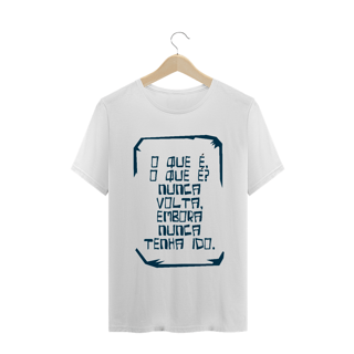 Nome do produto CAMISETA O Q É O Q É
