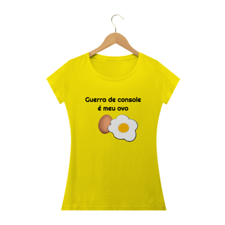 Nome do produto Camiseta MASCULINA Guerra de Consoles É Meu Ovo