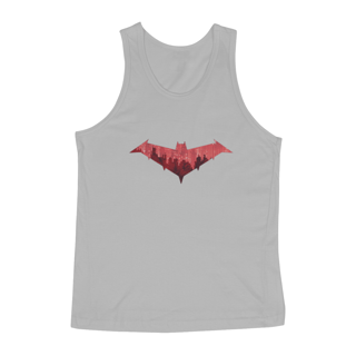 Nome do produto Regata Capuz Vermelho Emblema Gotham City